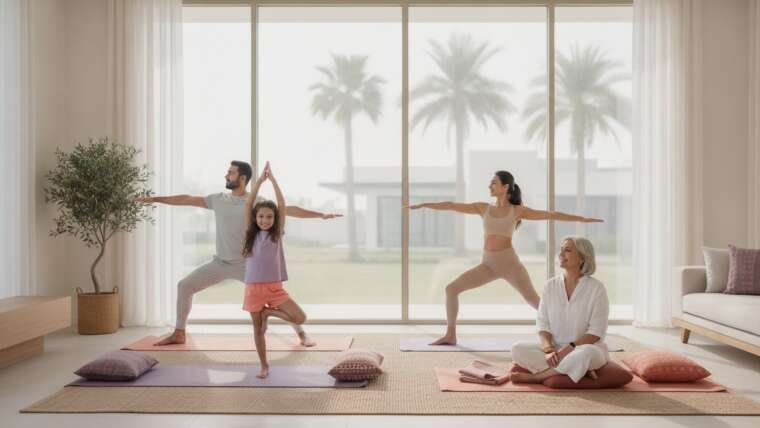 Family Yoga at Home in Dubai: 2026 Wellness Guide